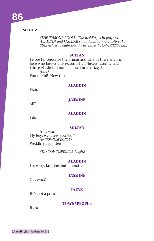 aladdin jr director's script pdf